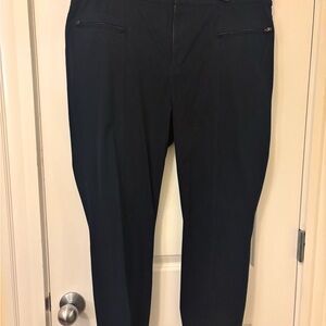 LOFT Outlet Navy Curvy Skinny Ankle Pants